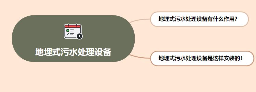 地埋式污水處理設(shè)備有什么作用？它是這樣安裝的！